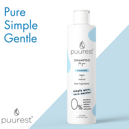 Shampoo, Unscented, 250ml - COMING SOON