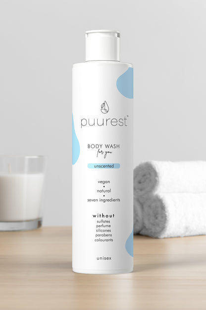 Body Wash, Unscented, 250ml - COMING SOON