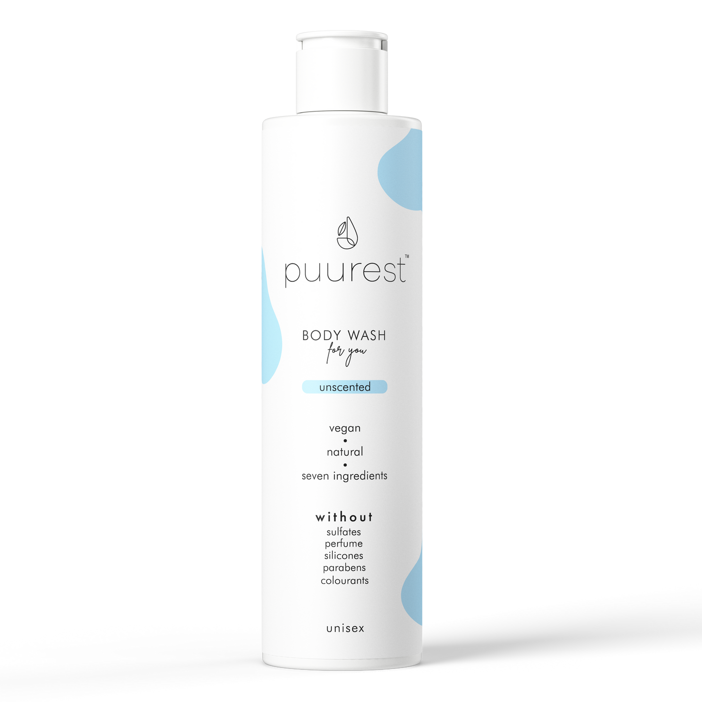 Bodywash, ongeparfumeerd, 250ml